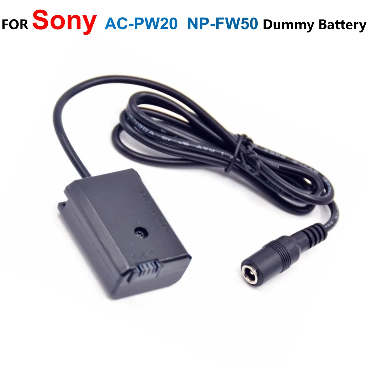 AC-PW20 FW50 DC Coupler NP-FW50 Dummy Battery For Sony Alpha 7 a7 a7S a7II a7R A3000 A5000 A6000 NEX5 NEX3 NEX ZV-E10
AC-PW20 FW50 DC Coupler NP-FW50 Dummy Battery For Sony Alpha 7 a7 a7S a7II a7R A3000 A5000 A6000 NEX5 NEX3 NEX ZV-E10
