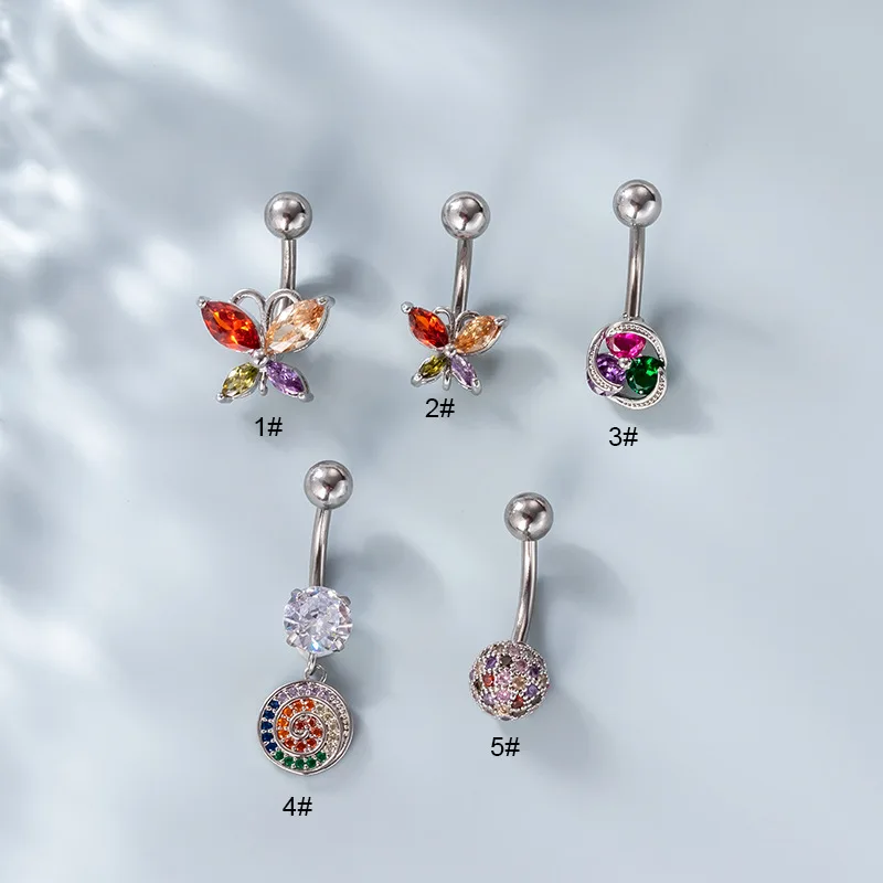 1PC Multicolor Butterfly Belly Button Ring Navel Piercing Ring 1.6X10mm Creativity Navel Button Piercings for Women Body Jewelry
1PC Multicolor Butterfly Belly Button Ring Navel Piercing Ring 1.6X10mm Creativity Navel Button Piercings for Women Body Jewelry