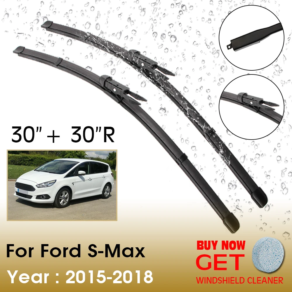Car Wiper Blade For Ford S-MAX 30"+26"R 2015-2018 Front Window Washer Windscreen Windshield Wipers Blades Accessories
Car Wiper Blade For Ford S-MAX 30"+26"R 2015-2018 Front Window Washer Windscreen Windshield Wipers Blades Accessories
