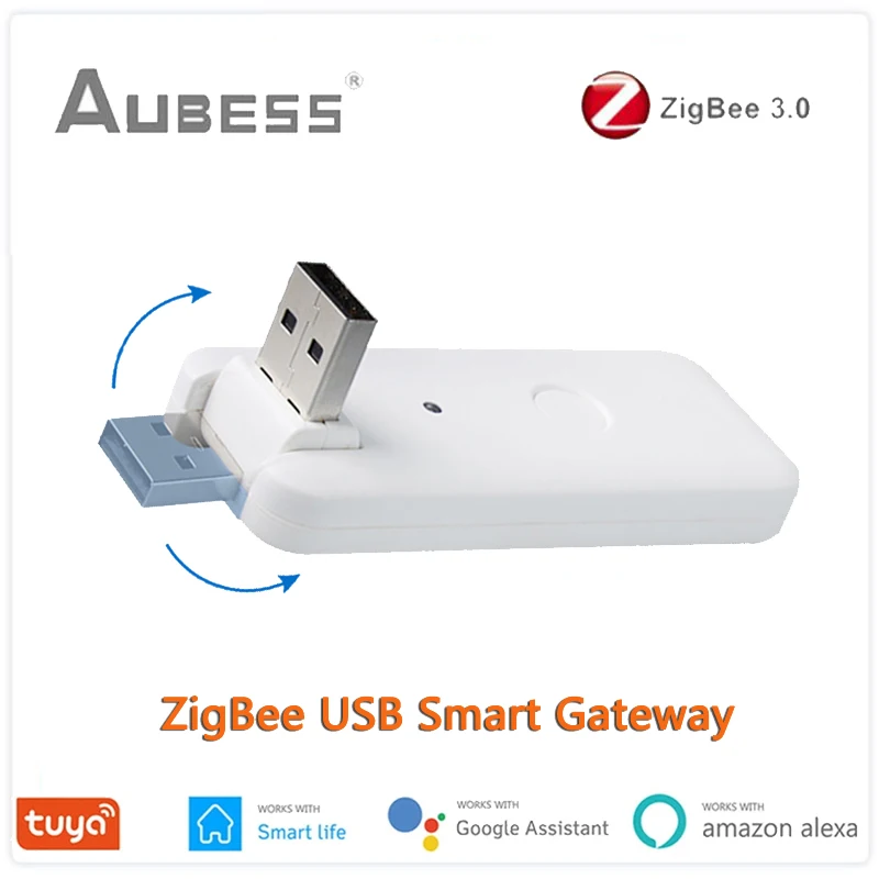 Aubess ZigBee USB Smart Gateway Tuya Smart Hub Wireless Bridge Smart Home Support Smart Life App Voice Control Alexa Google Home
Aubess ZigBee USB Smart Gateway Tuya Smart Hub Wireless Bridge Smart Home Support Smart Life App Voice Control Alexa Google Home