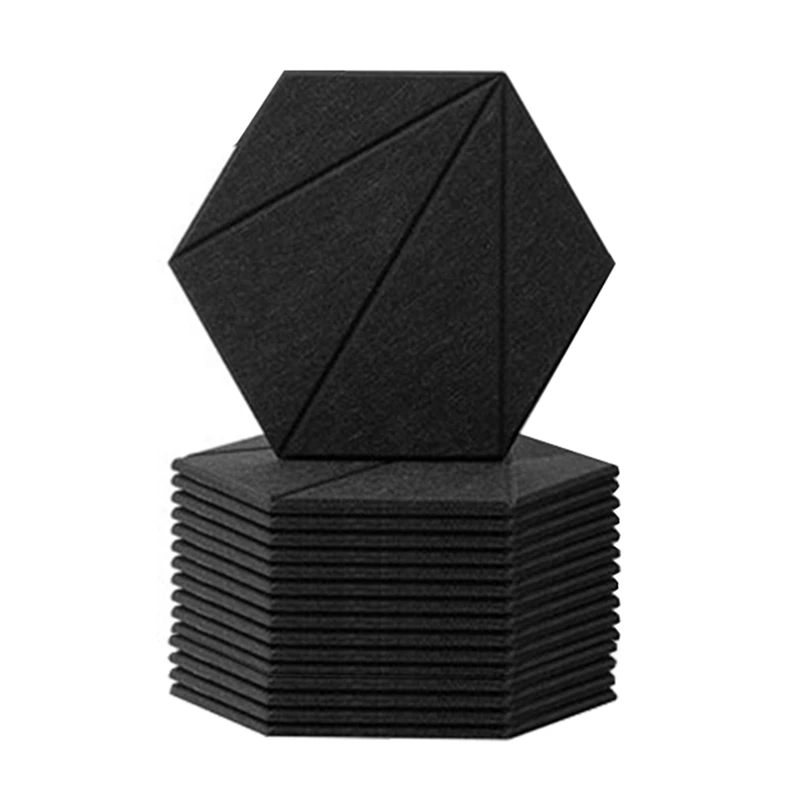16Pack Self-Adhesive Acoustic Panels,Sound Proof Foam Panels, High Density Soundproofing Wall Panels Durable Black 12X10X0.4In
16Pack Self-Adhesive Acoustic Panels,Sound Proof Foam Panels, High Density Soundproofing Wall Panels Durable Black 12X10X0.4In