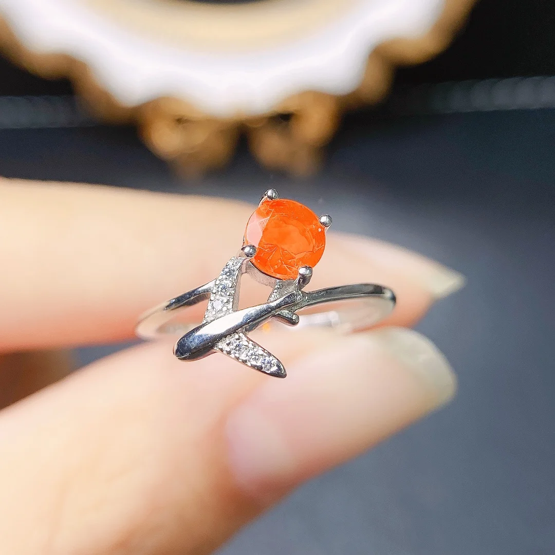 

Женское кольцо из серебра 925 пробы, с натуральным опалом