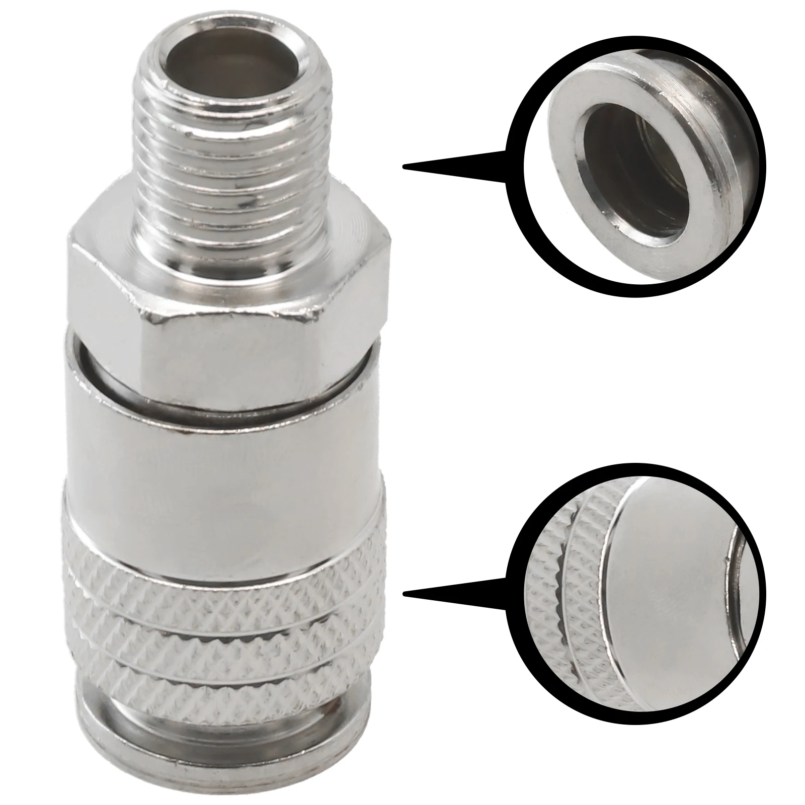 Thread Female Head Pneumatic Connector Coupling Connector Fitting For Air Compressor G1/4 Pneumatic Air Compressors
Thread Female Head Pneumatic Connector Coupling Connector Fitting For Air Compressor G1/4 Pneumatic Air Compressors