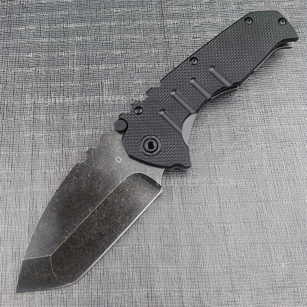 

MDF-3 карманные складные ножи с черным камнем стальное лезвие/Ручка Охотничий Тактический походный боевой нож EDC ручные инструменты