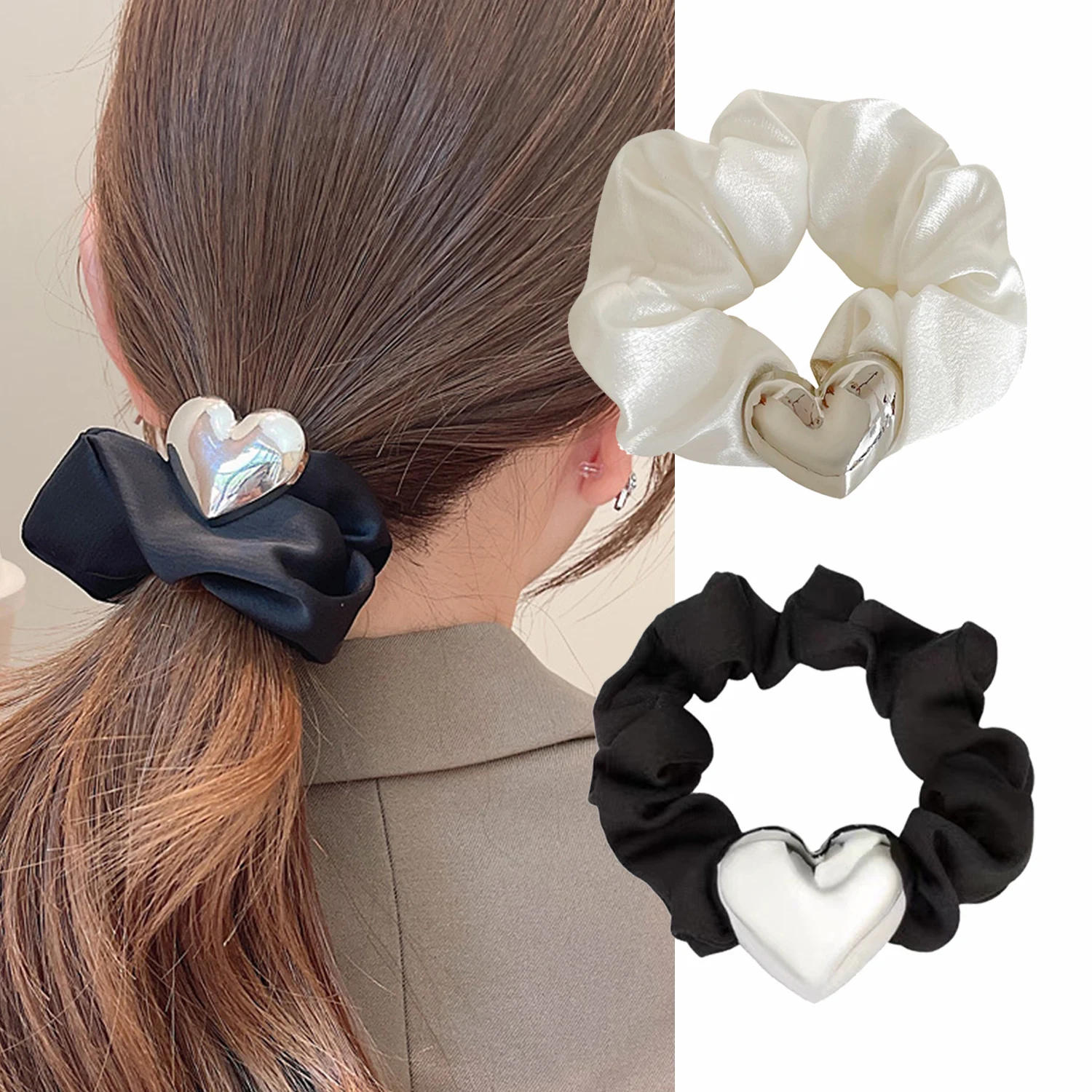 New Korean Fashion High Grade Alloy Loving Heart Elastic Hair Scrunchies Simple Temperament Leopard Color Hair Ornaments
New Korean Fashion High Grade Alloy Loving Heart Elastic Hair Scrunchies Simple Temperament Leopard Color Hair Ornaments