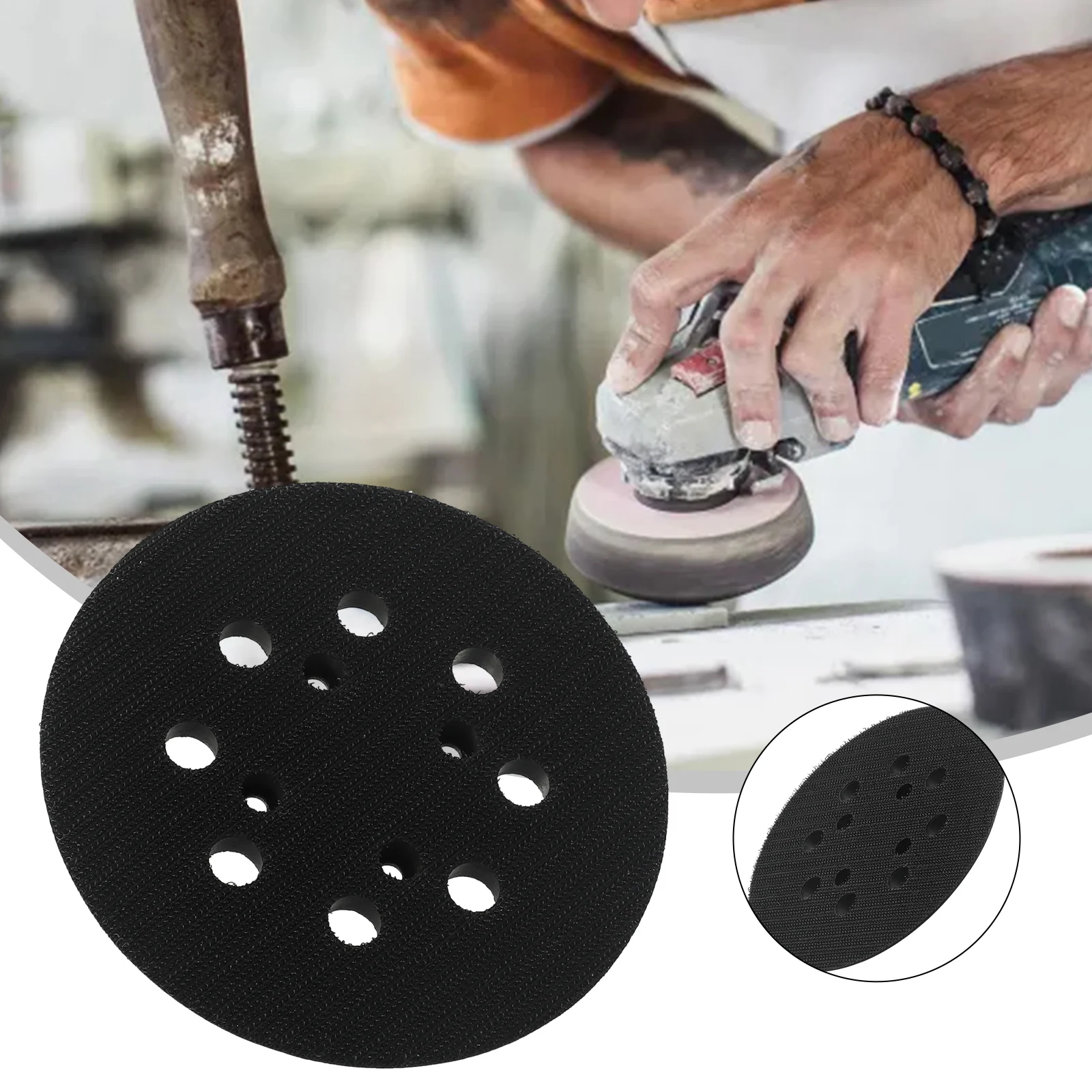 5 Inch Hook And Loop Backing Pad Replacement Sander Pad For Ryobi RS290 RS241 RS280 P411 For 6021-21 Sanding Disc
5 Inch Hook And Loop Backing Pad Replacement Sander Pad For Ryobi RS290 RS241 RS280 P411 For 6021-21 Sanding Disc