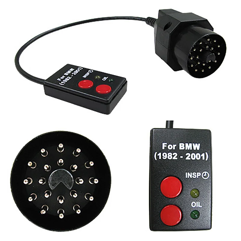 20Pin Sockets Oil Service Reset Scan Diagnostic Tool For BMW E30 E34 E36 E39 Z3,1982-2001 BMW Maintenance Zero Light Instrument
20Pin Sockets Oil Service Reset Scan Diagnostic Tool For BMW E30 E34 E36 E39 Z3,1982-2001 BMW Maintenance Zero Light Instrument