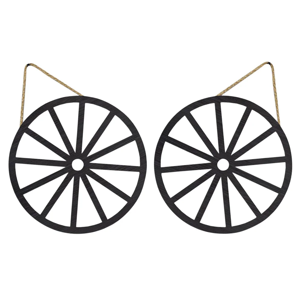 2pcs Vintage Wooden Wheel Pendant Farmhouse Wall Decoration Wood Hanging Wagon Wheels
2pcs Vintage Wooden Wheel Pendant Farmhouse Wall Decoration Wood Hanging Wagon Wheels