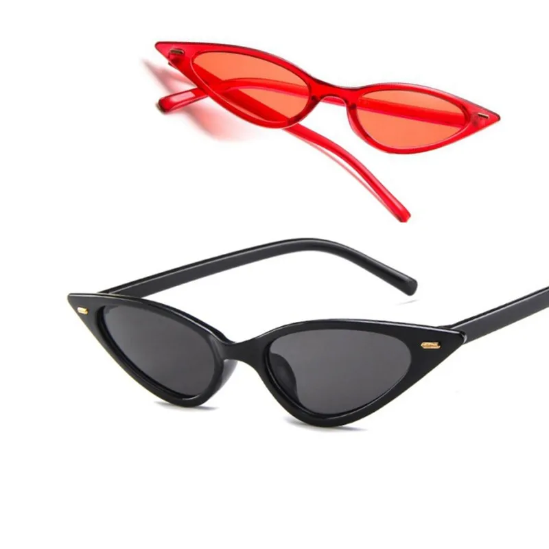

Солнцезащитные очки в треугольной оправе для мужчин и женщин, пикантные Классические Солнечные аксессуары кошачий глаз, для вечерние, уличная мода, с защитой от ультрафиолета 400