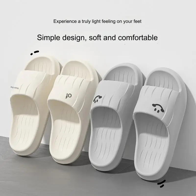Fashionable smiley shoes summer soft-soled men's and women's slippers Eva lightweight non-slip flat sandals beach flip-flops
Fashionable smiley shoes summer soft-soled men's and women's slippers Eva lightweight non-slip flat sandals beach flip-flops