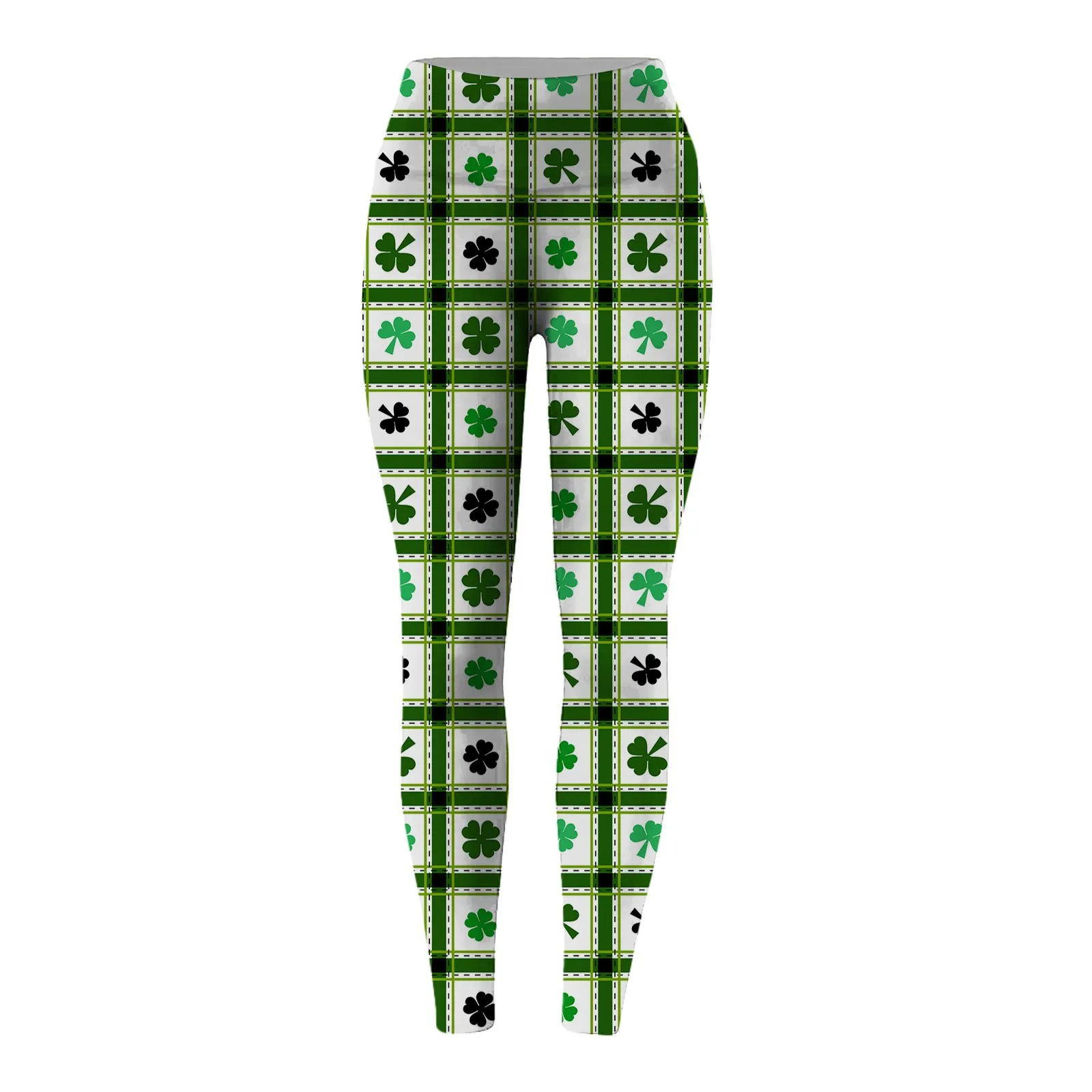 

Women High Waisted Full Length Leggings Saint St Patricks Day Legging Pants Sports Gym Push Up Running Tight Trousers Pantalones