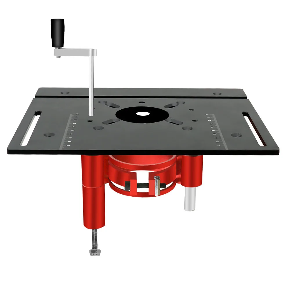 Precision Router Lift and Aluminum Router Table Insert Plate for Wood Router Trimming machine Working Benches DIY Tools
Precision Router Lift and Aluminum Router Table Insert Plate for Wood Router Trimming machine Working Benches DIY Tools