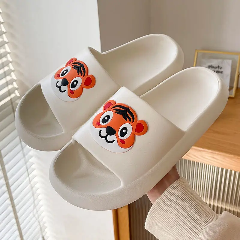 Slippers Summer Girls Thick Bottom Cartoon Tiger Shoes Home Indoor Bath Non-slip Couple Slippers Men Shoes Women
Slippers Summer Girls Thick Bottom Cartoon Tiger Shoes Home Indoor Bath Non-slip Couple Slippers Men Shoes Women