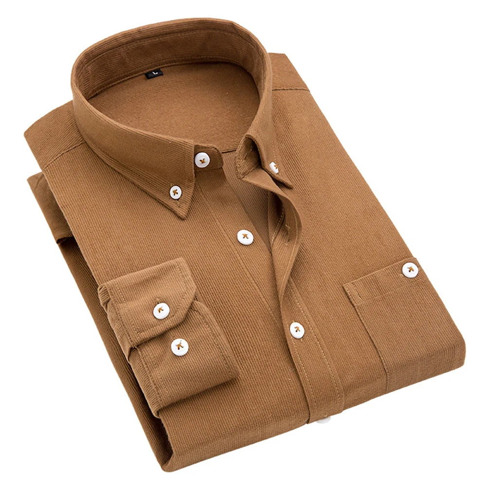 Men's Thick Fabric Shirts And Blouses Solid Color Long Sleeve Casual Slim Fit Formal Business Dress Up Tops Shirt Clothing
Men's Thick Fabric Shirts And Blouses Solid Color Long Sleeve Casual Slim Fit Formal Business Dress Up Tops Shirt Clothing