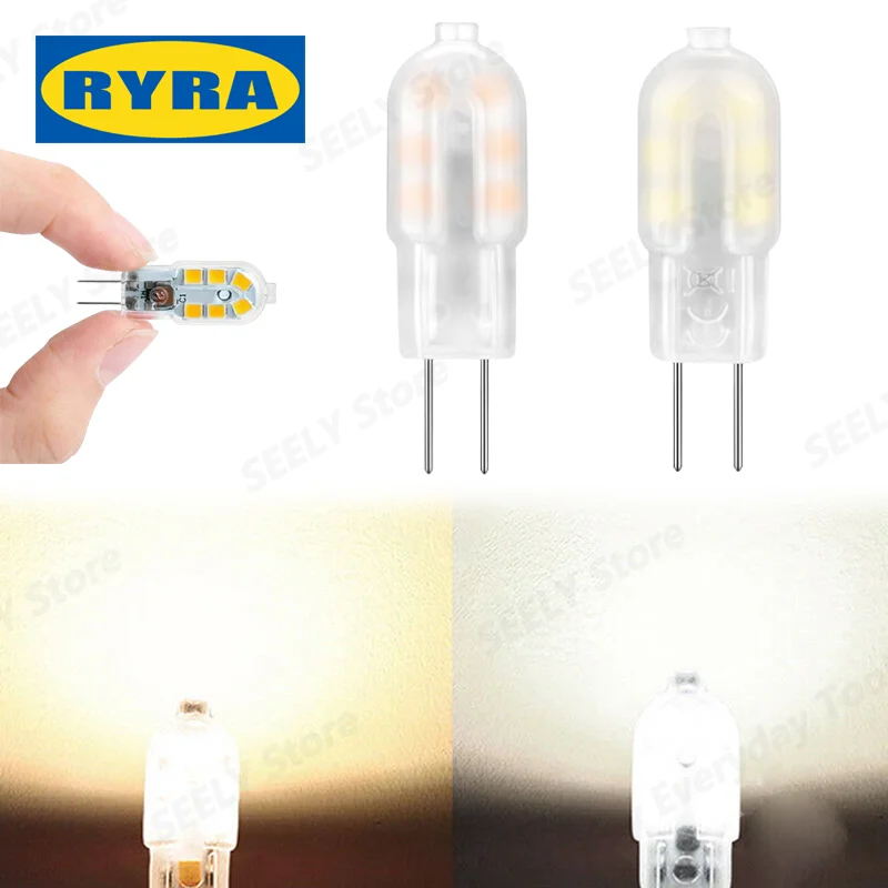 

10pcs/lot G4 LED Bulb 3W 12V/AC220V Chandelier Light Warm/Cold White 2835SMD 12LEDS Replace Halogen Lamp 360 Beam Angle Lighting