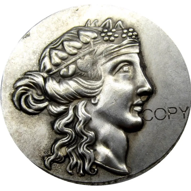 G(19) греческая Серебряная монета, тритас Тасос AR Tetradrachm, посеребренные копировальные монеты
G(19) греческая Серебряная монета, тритас Тасос AR Tetradrachm, посеребренные копировальные монеты