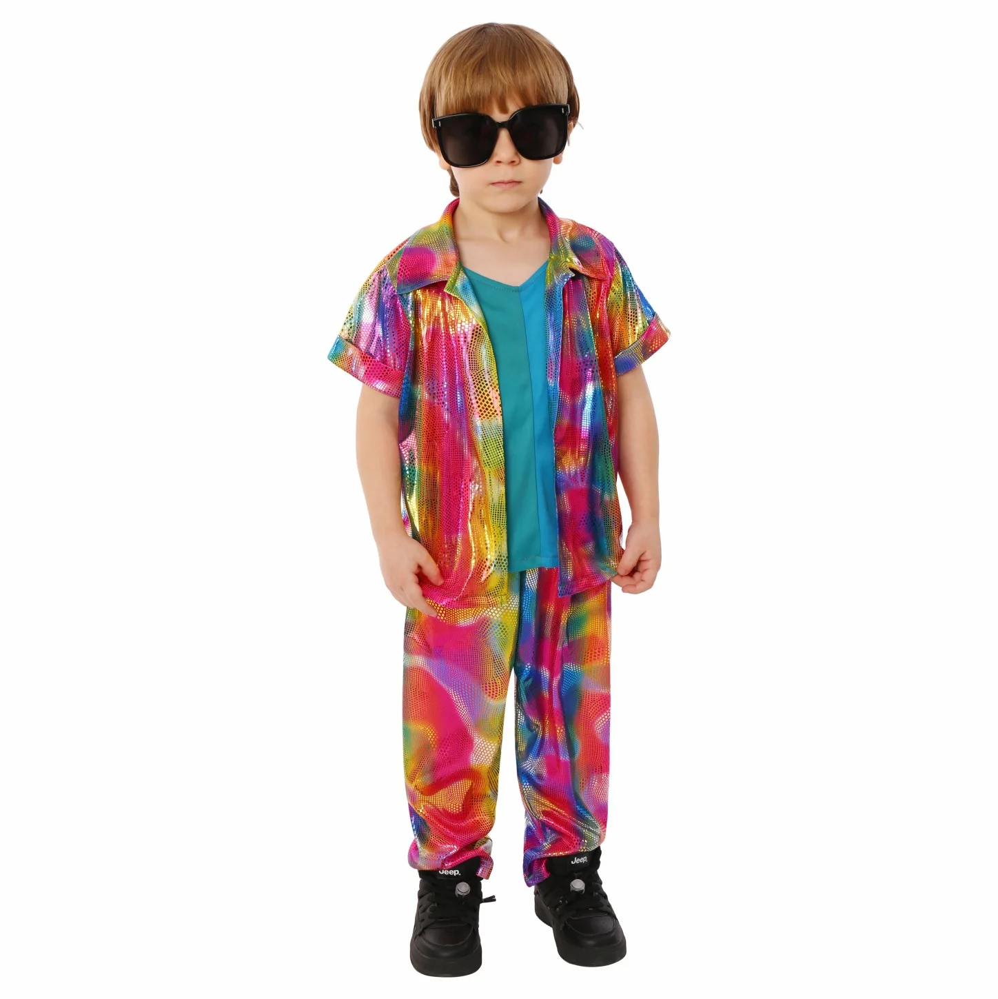 New Halloween Cosplay Costumes Children's Punk Style Short Sleeved Pants Set Campus Stage Performance Costumes
New Halloween Cosplay Costumes Children's Punk Style Short Sleeved Pants Set Campus Stage Performance Costumes