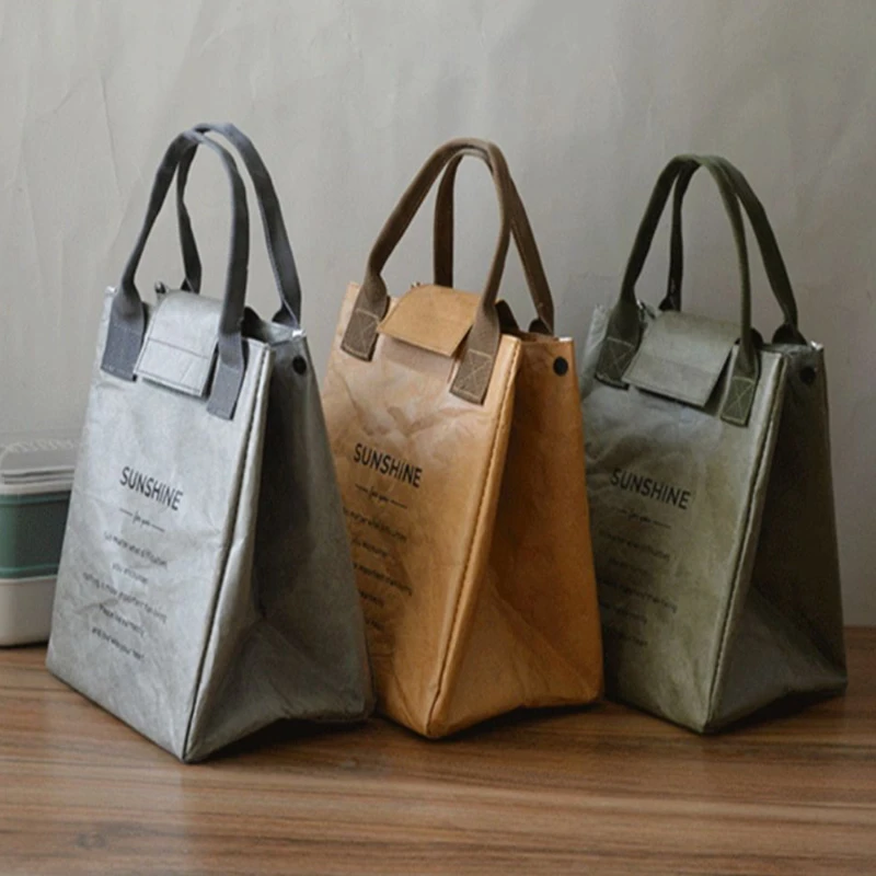 Lunch Bag Fibrous Paper Lunch Box Tote Bag Insulation Refrigerated Portable Waterproof Storage Bag School Outdoor Picnic
Lunch Bag Fibrous Paper Lunch Box Tote Bag Insulation Refrigerated Portable Waterproof Storage Bag School Outdoor Picnic