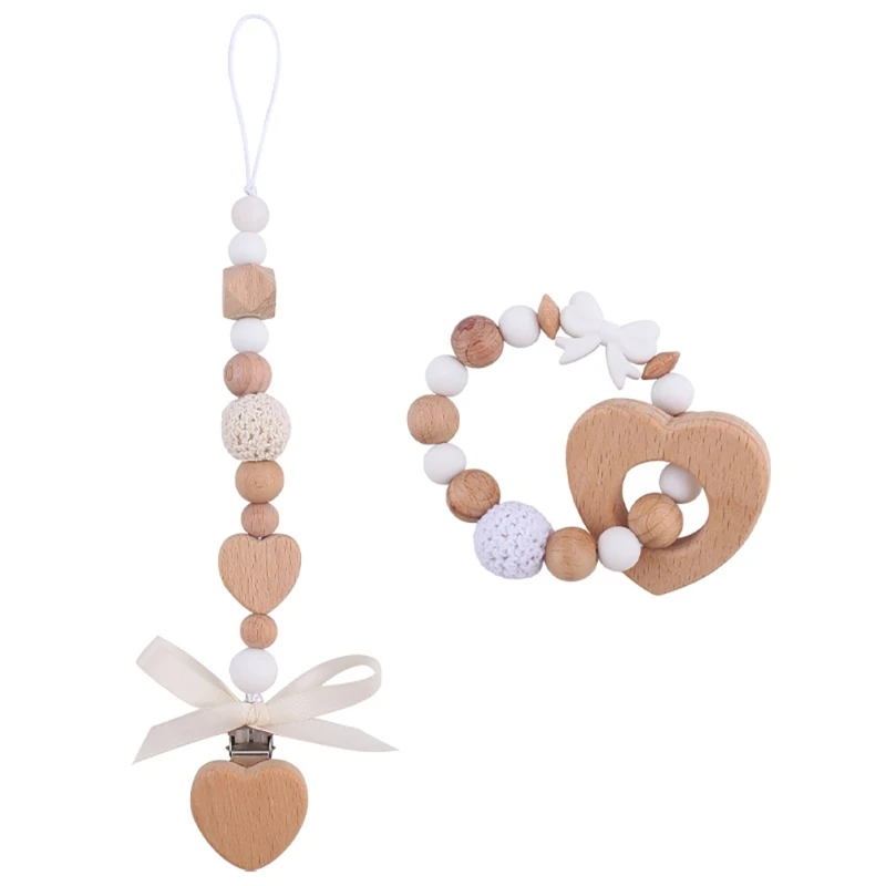 Pacifier Baby Pacifier Holder with Teether Rings Infant Teether Clip Pacifier Chain Soothing Chain
Pacifier Baby Pacifier Holder with Teether Rings Infant Teether Clip Pacifier Chain Soothing Chain