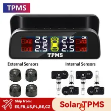 Solar TPMS Tire Pressure Monitoring System Car TMPS Wheel Tyre Pressure Internal External Sensors
Solar TPMS Tire Pressure Monitoring System Car TMPS Wheel Tyre Pressure Internal External Sensors