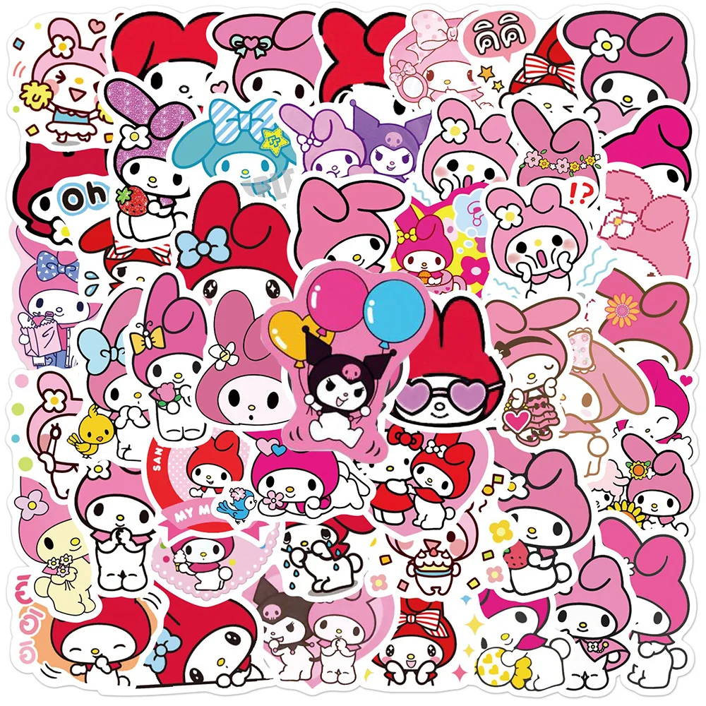 10/30/50pcs Cute My Melody Cartoon Stickers Kawaii Girls Decals Toys DIY Phone Water Bottle Notebook Funny Sanrio Anime Sticker
10/30/50pcs Cute My Melody Cartoon Stickers Kawaii Girls Decals Toys DIY Phone Water Bottle Notebook Funny Sanrio Anime Sticker