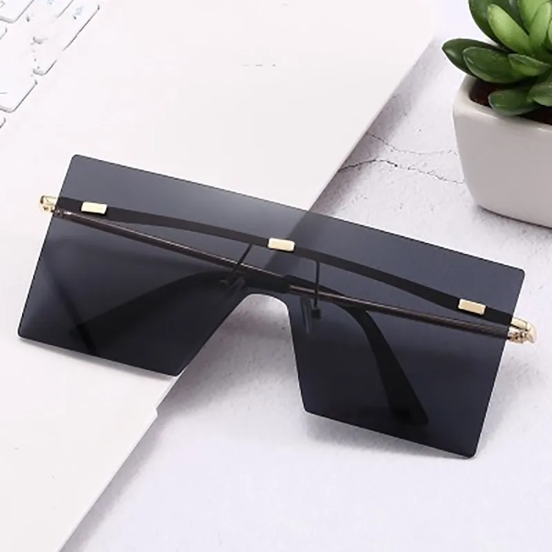 New Fashion Large Rectangle Sunglasses Women Rimless Square Sun Glasses for Women 2020 Summer Style Female UV400 Blue Pink
New Fashion Large Rectangle Sunglasses Women Rimless Square Sun Glasses for Women 2020 Summer Style Female UV400 Blue Pink
