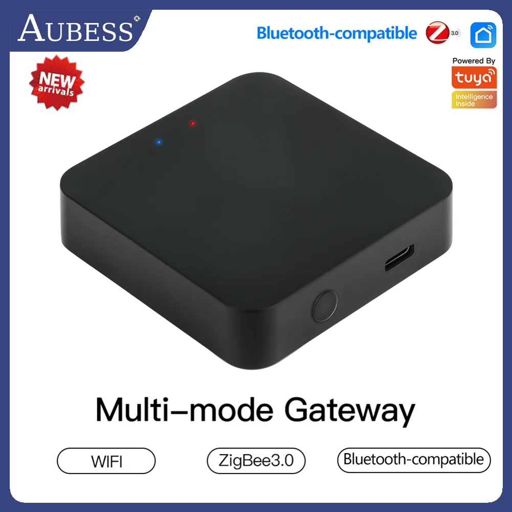 Умный многорежимный шлюз Tuya ZigBee 3,0, совместимый с Bluetooth, работает с приложением Smart Life, Голосовое управление через Alexa Google Home
Умный многорежимный шлюз Tuya ZigBee 3,0, совместимый с Bluetooth, работает с приложением Smart Life, Голосовое управление через Alexa Google Home