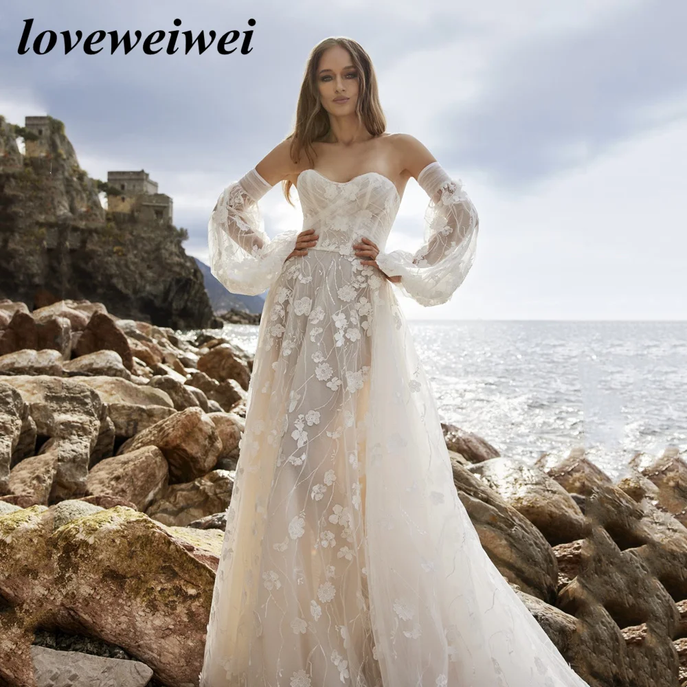 Beach Style A-line Wedding Dress Puff Sleeve Off The Shoulder Bridal Gowns Vestidos De Novia Bridal Gowns Robe De Mariée
Beach Style A-line Wedding Dress Puff Sleeve Off The Shoulder Bridal Gowns Vestidos De Novia Bridal Gowns Robe De Mariée