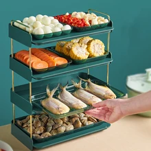 Multifunction Storage Rack Kitchen Multilayer Storage Tray PET Material Vegetables Trays for Cooking Spice Rack Party Fruit Tray
Multifunction Storage Rack Kitchen Multilayer Storage Tray PET Material Vegetables Trays for Cooking Spice Rack Party Fruit Tray