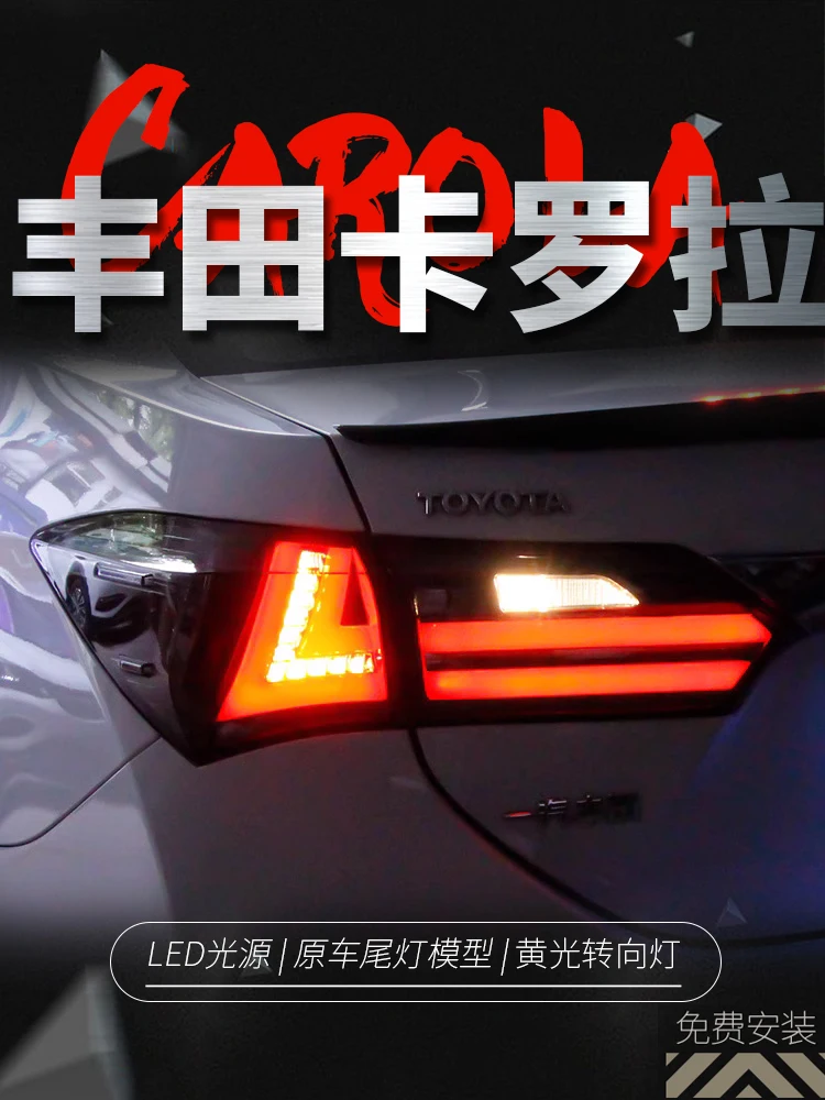 Автомобильные фары FT для Toyota Corolla, задние фары 2014-2017 Corolla светодиодный, задние фары DRL, сигнал поворота, стоп-сигнал, задние автомобильные аксессуары
Автомобильные фары FT для Toyota Corolla, задние фары 2014-2017 Corolla светодиодный, задние фары DRL, сигнал поворота, стоп-сигнал, задние автомобильные аксессуары