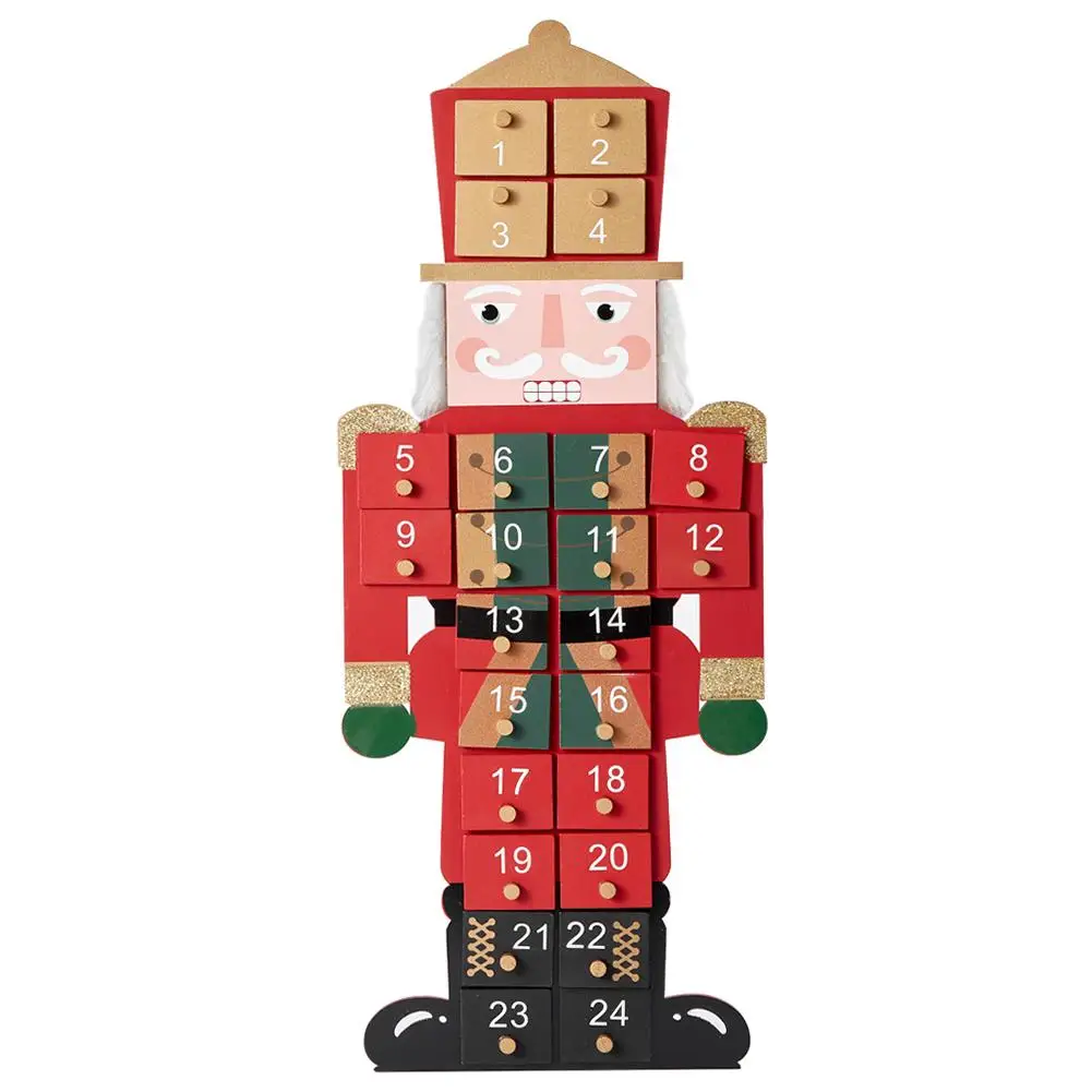 Nutcracker Advent Calendar Christmas Countdown Home Wooden Ornaments Decoration With 24 Drawers living room decoration
Nutcracker Advent Calendar Christmas Countdown Home Wooden Ornaments Decoration With 24 Drawers living room decoration