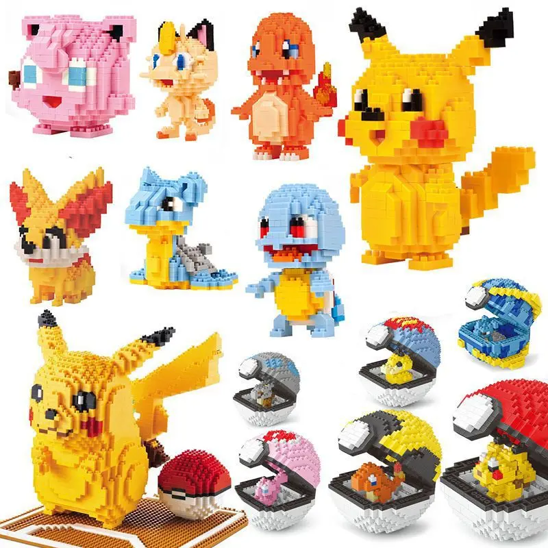 New Pokemon Education Assemble Toys Mini Building Block Pikachu Anime Figure Bricks Sets Car Toys for Baby Kids Birthday Gifts
New Pokemon Education Assemble Toys Mini Building Block Pikachu Anime Figure Bricks Sets Car Toys for Baby Kids Birthday Gifts