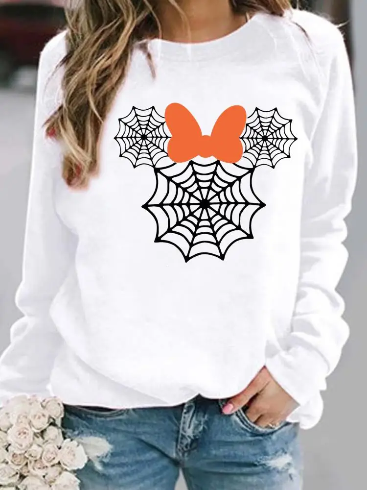 Fall Happy Halloween Print Pullovers Women Fashion Holiday Bow Spider Web Trend Lady Autumn Spring Female Graphic Sweatshirt
Fall Happy Halloween Print Pullovers Women Fashion Holiday Bow Spider Web Trend Lady Autumn Spring Female Graphic Sweatshirt