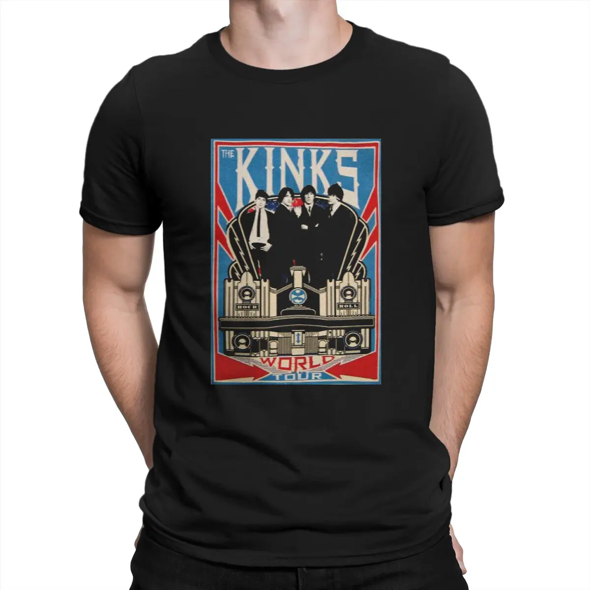 The Kinks Newest TShirt for Men The Kinks Band World Tour Round Collar Pure Cotton T Shirt Personalize Gift Clothes Streetwear
The Kinks Newest TShirt for Men The Kinks Band World Tour Round Collar Pure Cotton T Shirt Personalize Gift Clothes Streetwear