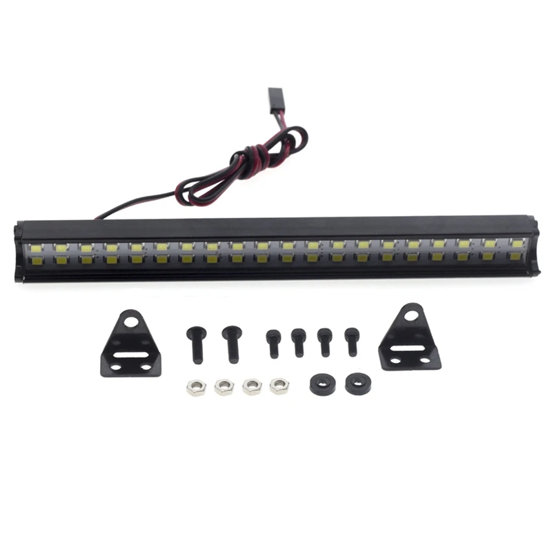 

Light Bar Roof Lamp Lights Light 149MM 40 LED For Axial SCX10 90046 Traxxas TRX4 Slash Rustler 1/8 1/10 RC Crawler Car Truck