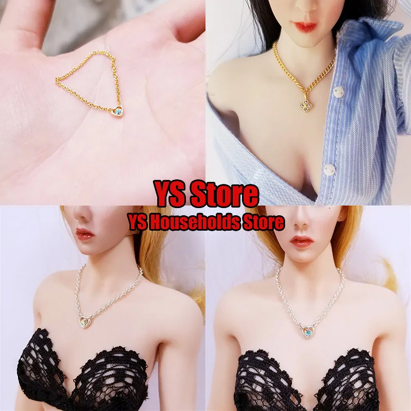 Multi Styles New 1/6 Female Soldier Necklace Scale Mini Love Necklace Diamond Gem Jewelry Accessory For 12 Inches Figure Body
Multi Styles New 1/6 Female Soldier Necklace Scale Mini Love Necklace Diamond Gem Jewelry Accessory For 12 Inches Figure Body