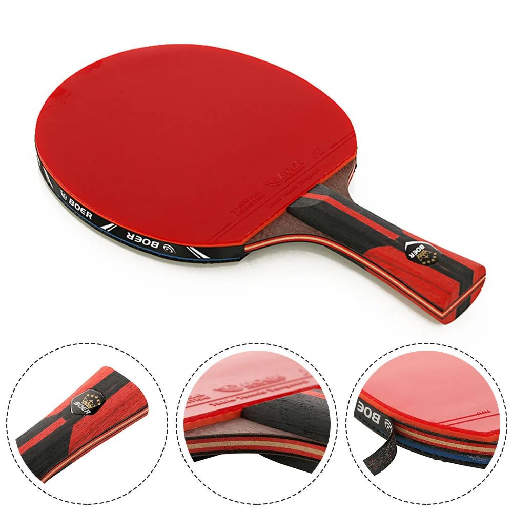 1PC Ping Pong Racket Table Tennis Beginners 6 Star Training Set Pimples-in Horizontal Racket Rubber Hight Quality Blade Bat
1PC Ping Pong Racket Table Tennis Beginners 6 Star Training Set Pimples-in Horizontal Racket Rubber Hight Quality Blade Bat