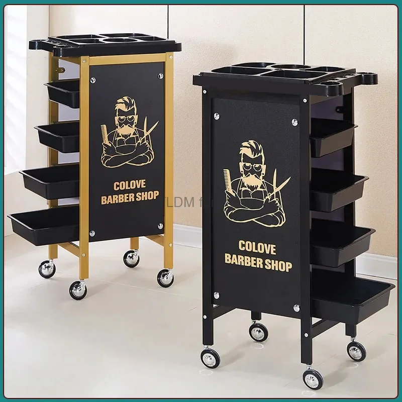Vintage Iron Trolley Hair Salon Auxiliary Cart Multi-layer Partition Rolling Cart Mobile Pulley Rust-proof Barber Shop Trolley
Vintage Iron Trolley Hair Salon Auxiliary Cart Multi-layer Partition Rolling Cart Mobile Pulley Rust-proof Barber Shop Trolley