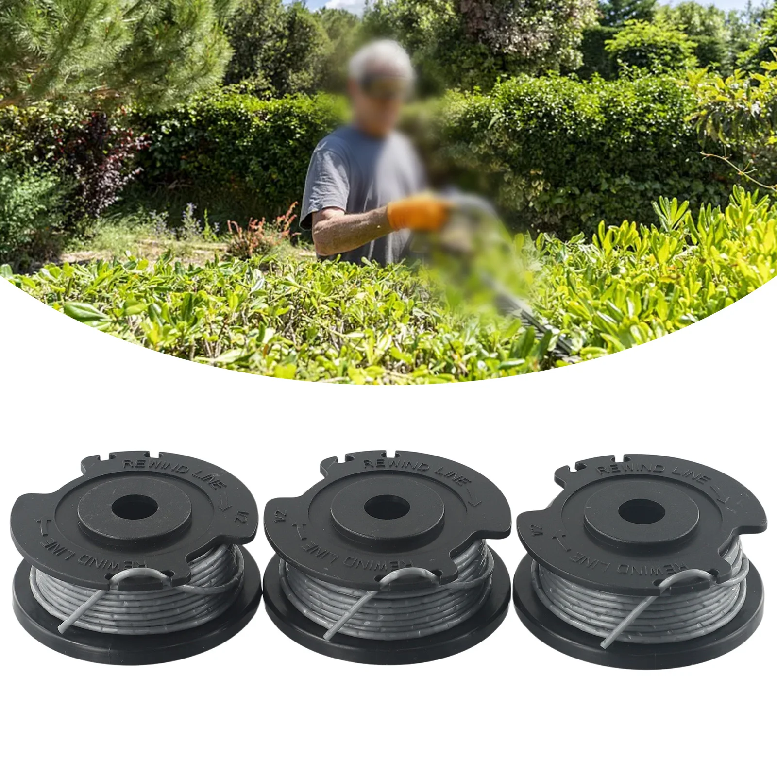 3pcs Line Spool For Bosch EasyGrassCut 18-230 18-26018 23 26 18-26 F016800569 String Trimmer Parts Garden Replace Line Spools
3pcs Line Spool For Bosch EasyGrassCut 18-230 18-26018 23 26 18-26 F016800569 String Trimmer Parts Garden Replace Line Spools