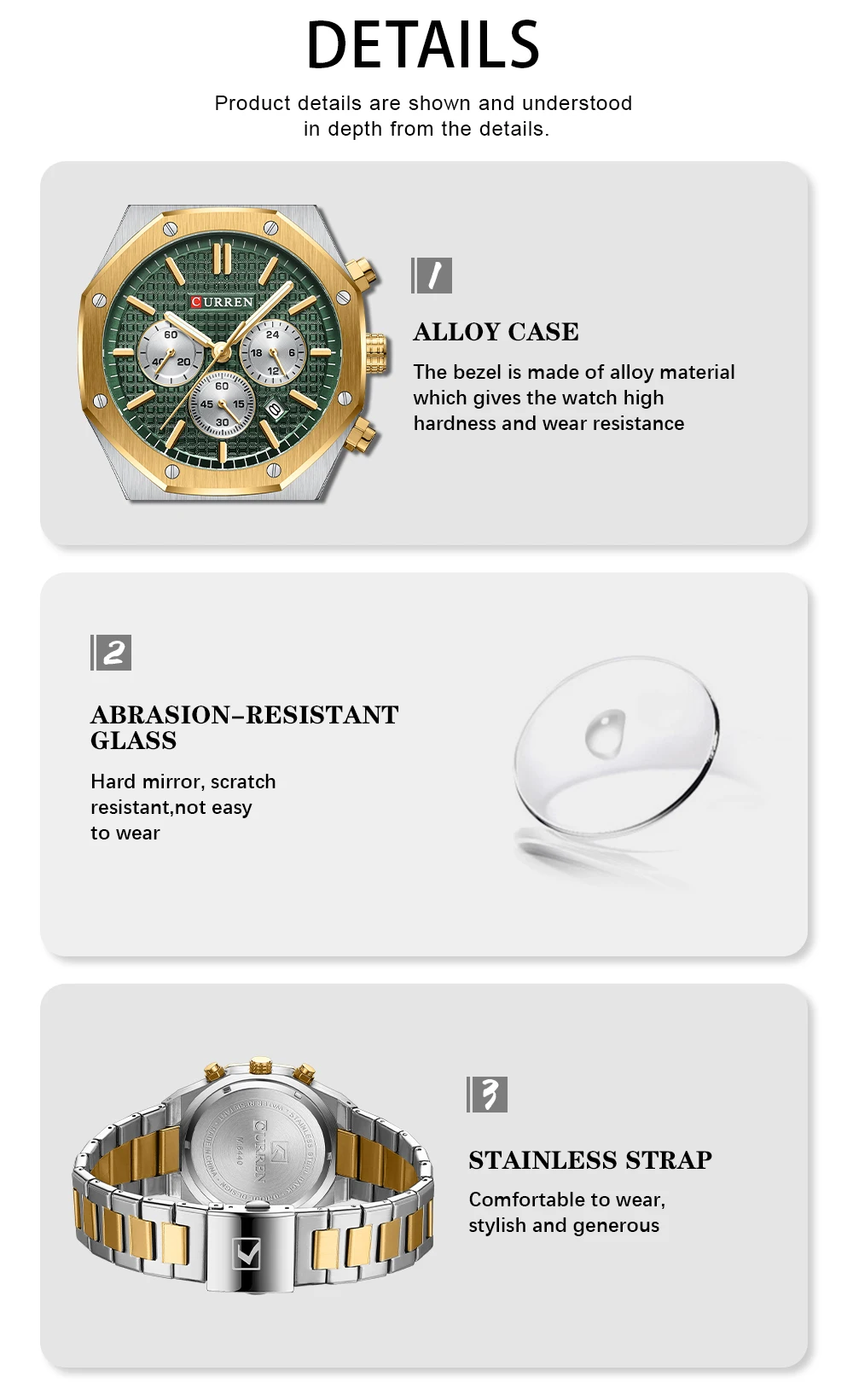 Watches Quartz luminous Watches Quartz luminous