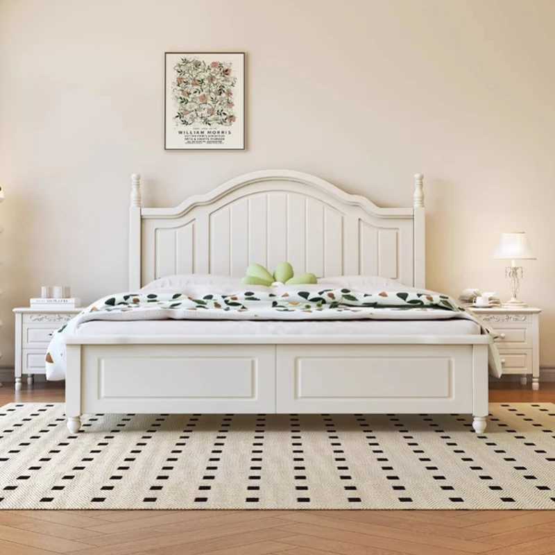 American Wood Double Bed King Size Loft Princess Bed Comferter Modern Cama Matrimonial Bedroom Set Furniture
American Wood Double Bed King Size Loft Princess Bed Comferter Modern Cama Matrimonial Bedroom Set Furniture
