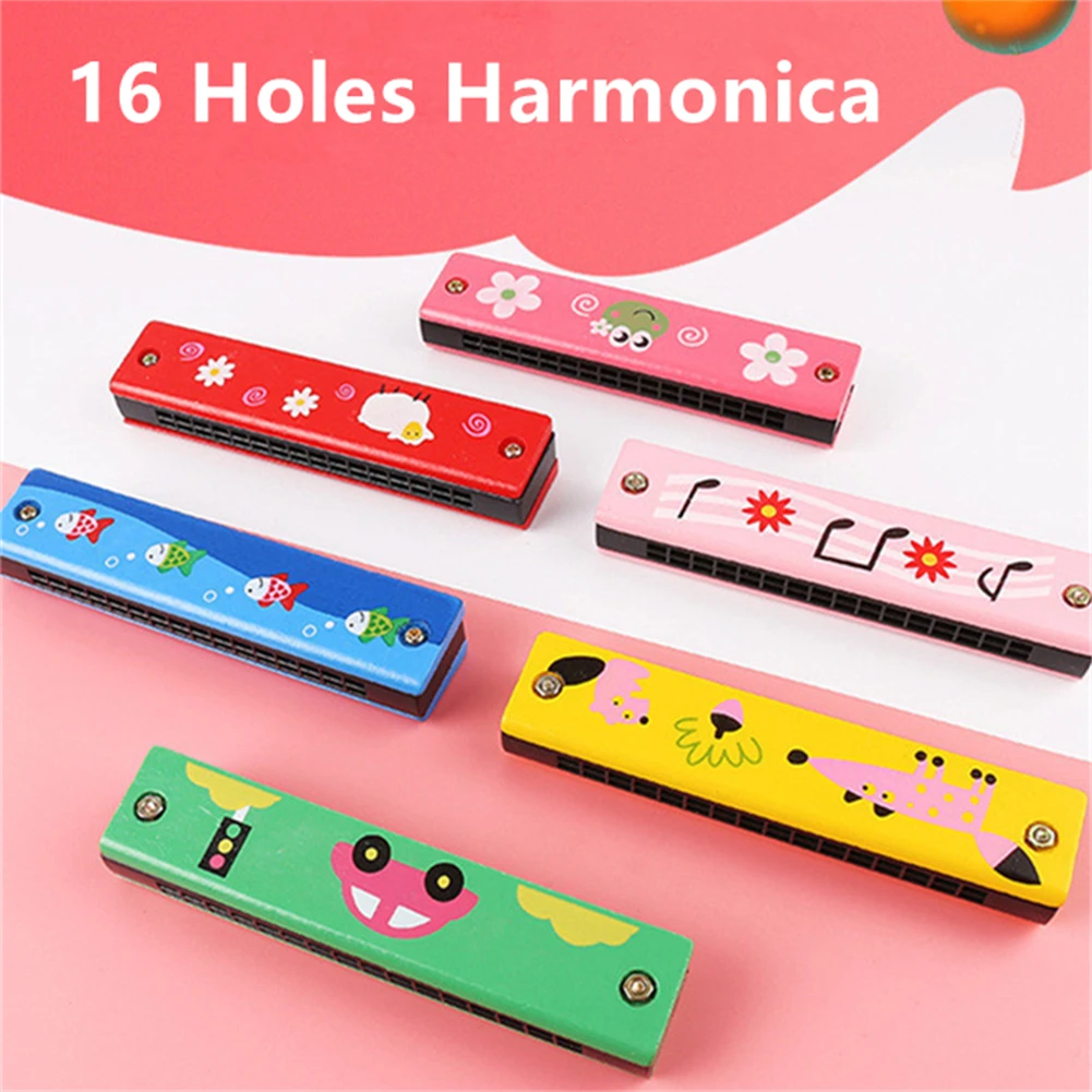 16 Holes Wooden Harmonica Mouth Organ Kids Music Instrument Educational Equipment Toy Gifts Pink Red Yellow Green Frog For Kids
16 Holes Wooden Harmonica Mouth Organ Kids Music Instrument Educational Equipment Toy Gifts Pink Red Yellow Green Frog For Kids