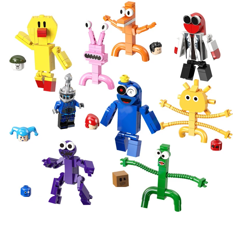 Cartoon Rainbow Game Building Blocks Blue Monster Doll FigureAssembled Model Toys Gifts for Children Kids Kits
Cartoon Rainbow Game Building Blocks Blue Monster Doll FigureAssembled Model Toys Gifts for Children Kids Kits