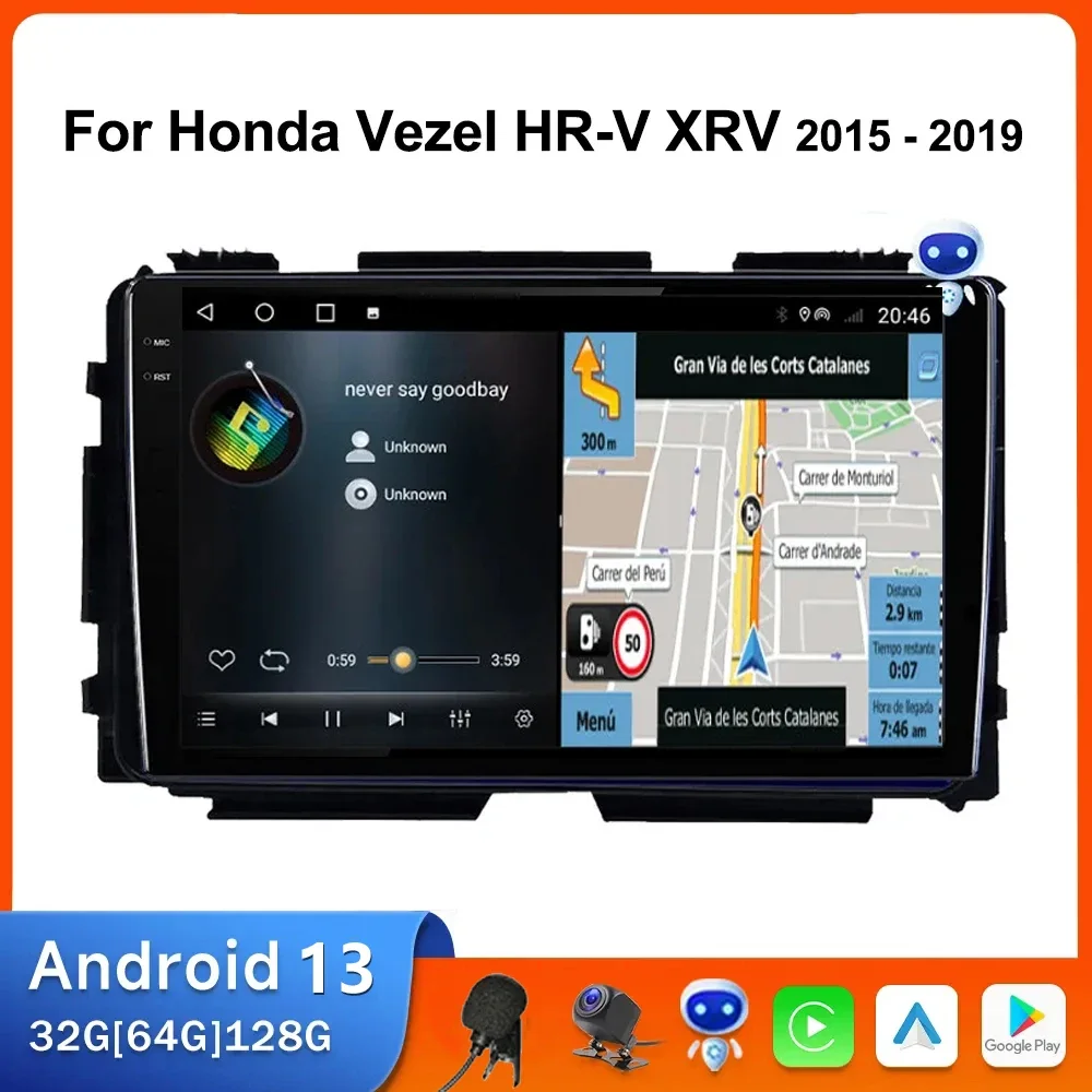 Android 13 GPS BT Multimedia Player For Honda HR-V HRV XRV Vezel 2013 2014 2015 -2019 Car Radio wireless Carplay Stereo 4G+64G
Android 13 GPS BT Multimedia Player For Honda HR-V HRV XRV Vezel 2013 2014 2015 -2019 Car Radio wireless Carplay Stereo 4G+64G