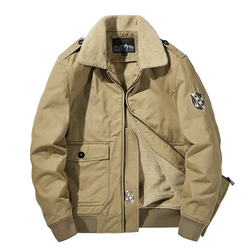 Autumn Winter Jacket Men Parkas Military Outdoor Velvet Wool Liner Thick Warm Windbreaker Jackets Outerwear Large Size M-5XL
Autumn Winter Jacket Men Parkas Military Outdoor Velvet Wool Liner Thick Warm Windbreaker Jackets Outerwear Large Size M-5XL