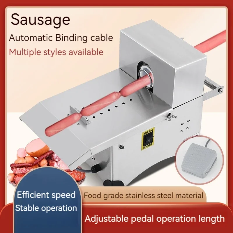 

Automatic Electric Sausage Twisting Knotter Tying Machine Sausage Binding Machine Sausages Linker Equipment