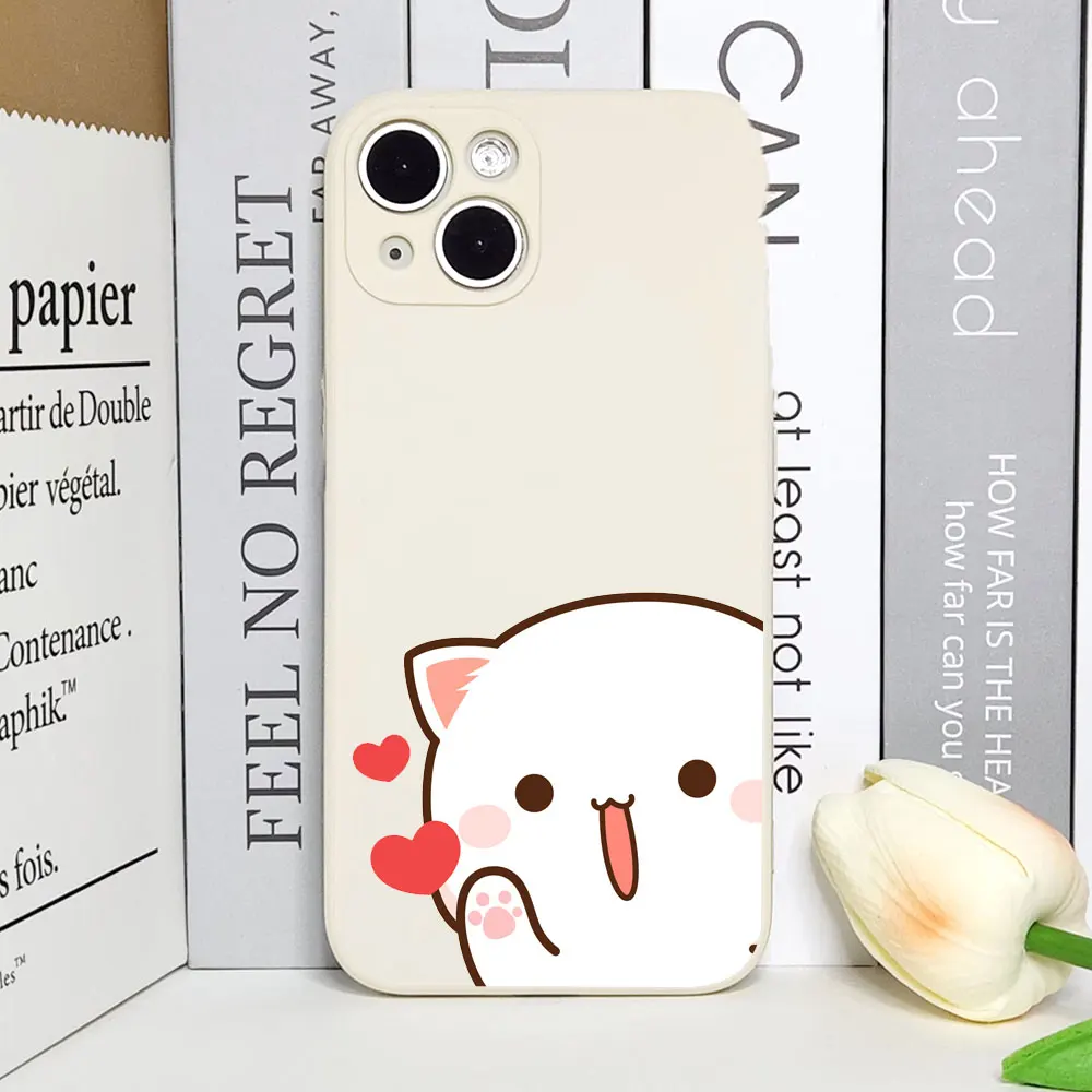 Funny Cartoon Lovers Peach Cat Couple Phone Case for IPhone 11 12 13 14 15 16 Pro Max Mini X XS SE20 8 7 Plus Paired Soft Covers Funny Cartoon Lovers Peach Cat Couple Phone Case for IPhone 11 12 13 14 15 16 Pro Max Mini X XS SE20 8 7 Plus Paired Soft Covers