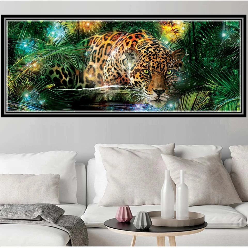 Big Size Jungle Leopards DIY 5D Diamond Painting Full Drill Square Embroidery Mosaic Art Picture of Rhinestones Home Decor Gift
Big Size Jungle Leopards DIY 5D Diamond Painting Full Drill Square Embroidery Mosaic Art Picture of Rhinestones Home Decor Gift
