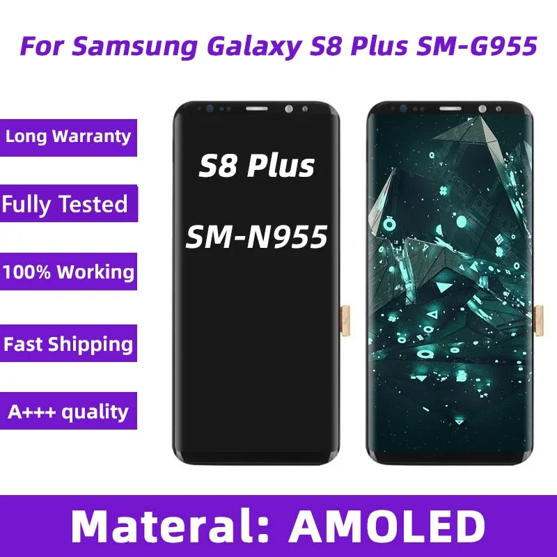 Super AMOLED для SAMSUNG Galaxy S8 Plus LCD S8Plus G955 G955F дисплей и сенсорный экран с рамкой дигитайзер в сборе
Super AMOLED для SAMSUNG Galaxy S8 Plus LCD S8Plus G955 G955F дисплей и сенсорный экран с рамкой дигитайзер в сборе