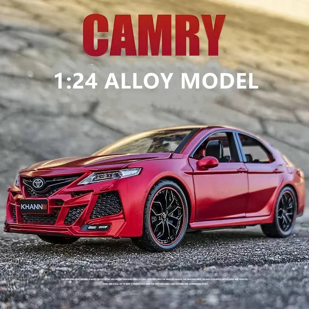 Модель автомобиля Toyota Camry из сплава в масштабе 1:24, Литые и игрушечные автомобили, металлическая Игрушечная модель автомобиля, имитация звука, фотоколлекция, игрушка в подарок
Модель автомобиля Toyota Camry из сплава в масштабе 1:24, Литые и игрушечные автомобили, металлическая Игрушечная модель автомобиля, имитация звука, фотоколлекция, игрушка в подарок